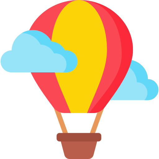 Hot air balloon Special Flat icon