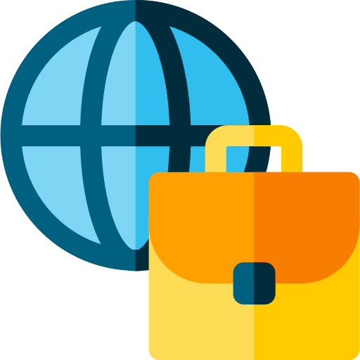 Global Basic Rounded Flat icon