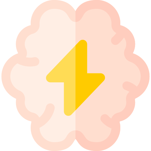 burza mózgów Basic Rounded Flat ikona