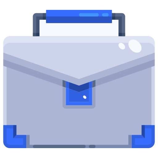 Briefcase Justicon Flat icon