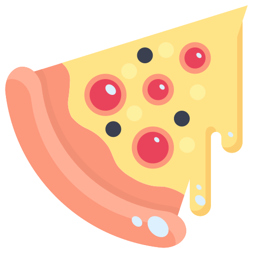 pizza Justicon Flat icona