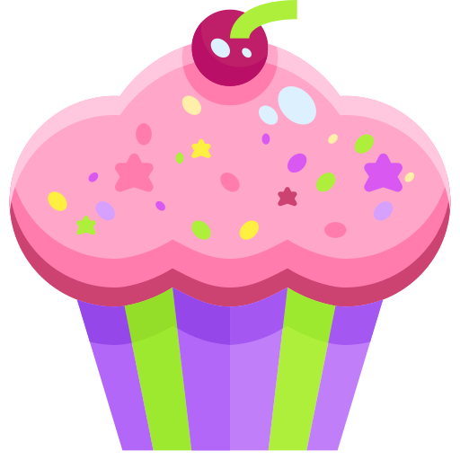Cupcake Justicon Flat icon