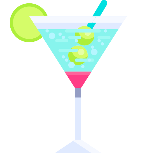 Cocktail Justicon Flat icon