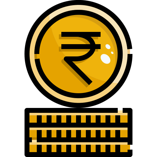 Rupee Justicon Lineal Color icon
