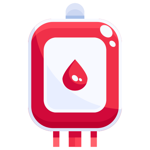 trasfusione di sangue Justicon Flat icona