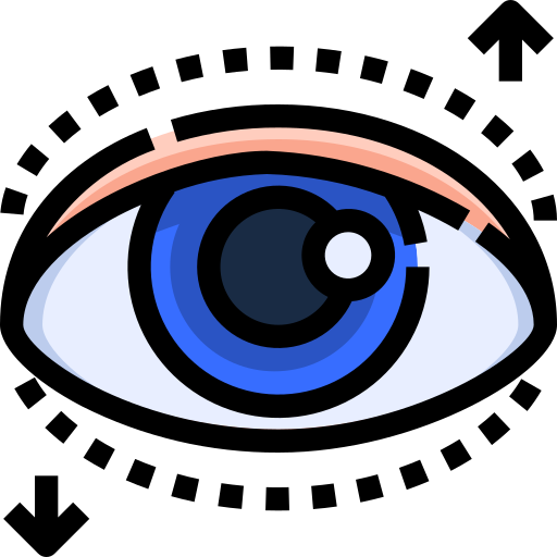 Eye Justicon Lineal Color icon