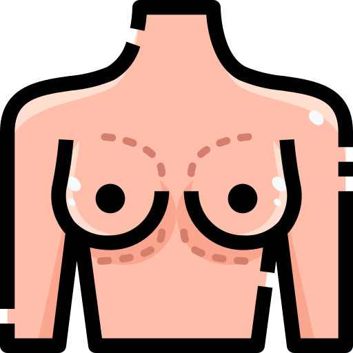 Breast Justicon Lineal Color icon