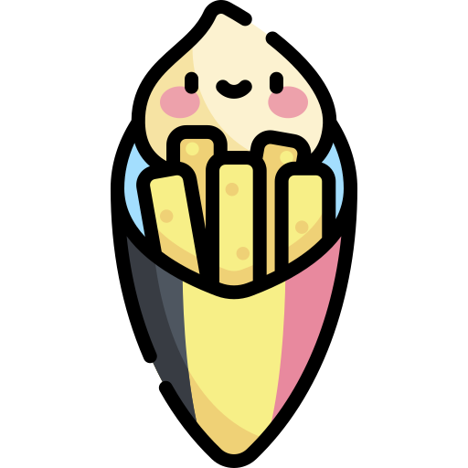 pommes Kawaii Lineal color icon