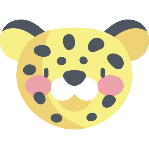 jaguar Kawaii Flat icon