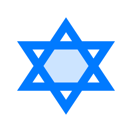 Иудаизм Vitaliy Gorbachev Blue иконка