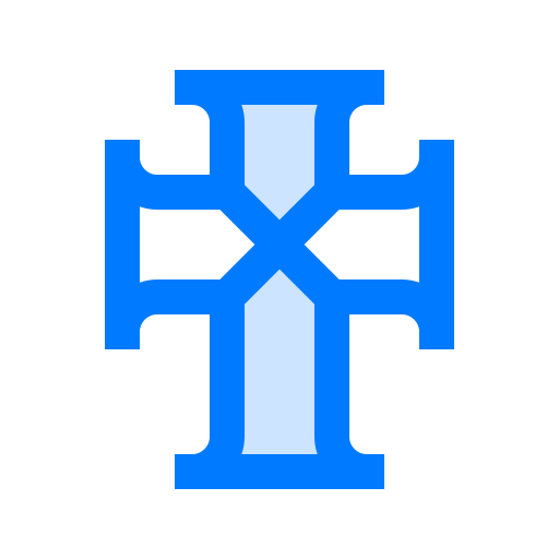 Cross Vitaliy Gorbachev Blue icon