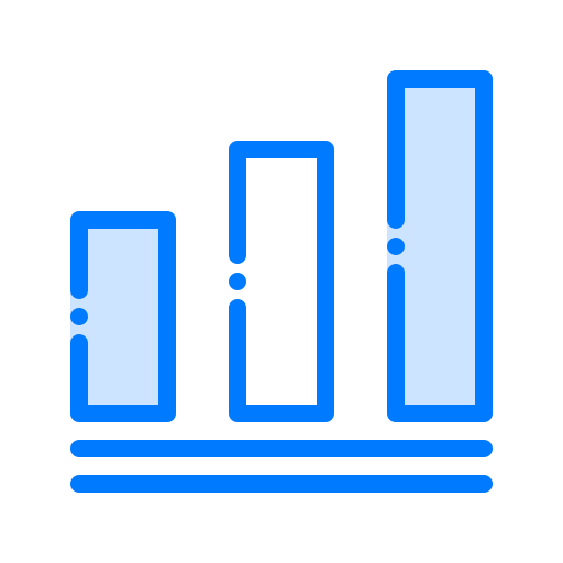 staafdiagram Vitaliy Gorbachev Blue icoon