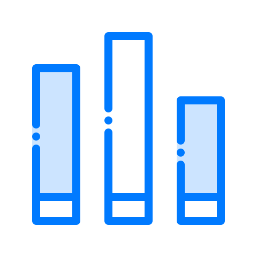 Gráfico de barras Vitaliy Gorbachev Blue icono