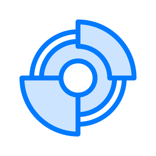 Gráfico circular Vitaliy Gorbachev Blue icono