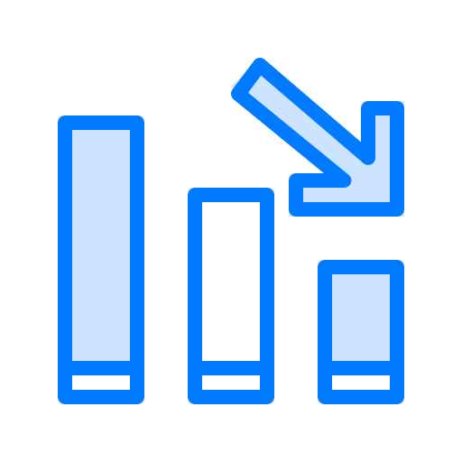 Gráfico de barras Vitaliy Gorbachev Blue icono