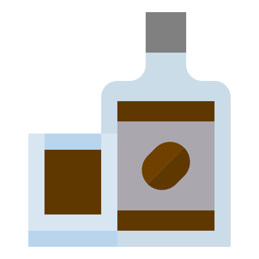 Liqueur coffee Pause08 Flat icon