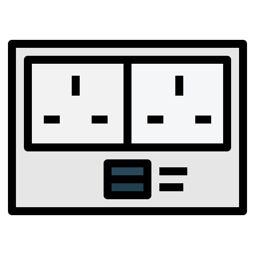 Socket Pause08 Lineal Color icon