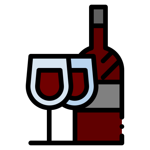 Copa de vino Pause08 Lineal Color icono