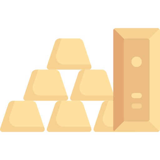 Lingotes de oro Special Flat icono