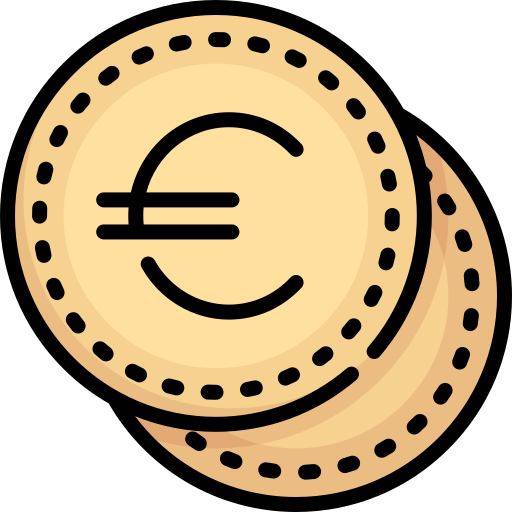Евро Special Lineal color иконка