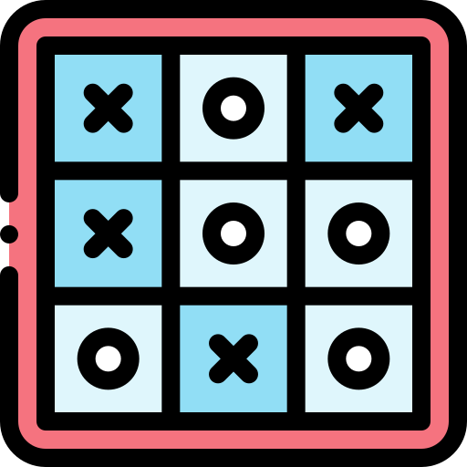 tic tac toe - das spiel Detailed Rounded Lineal color icon