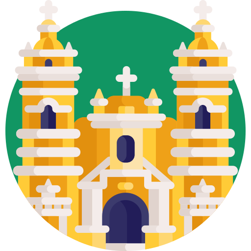 トルヒーヨ大聖堂 Detailed Flat Circular Flat icon