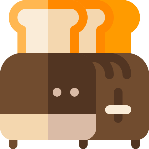 Panadería Basic Rounded Flat icono