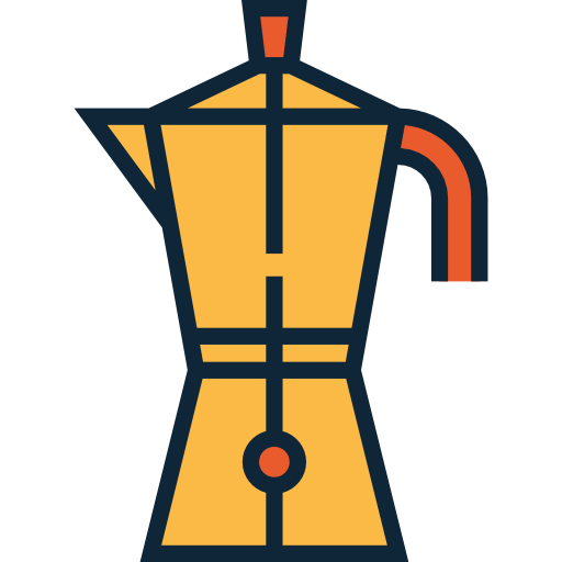 ekspres do kawy Detailed Straight Lineal color ikona