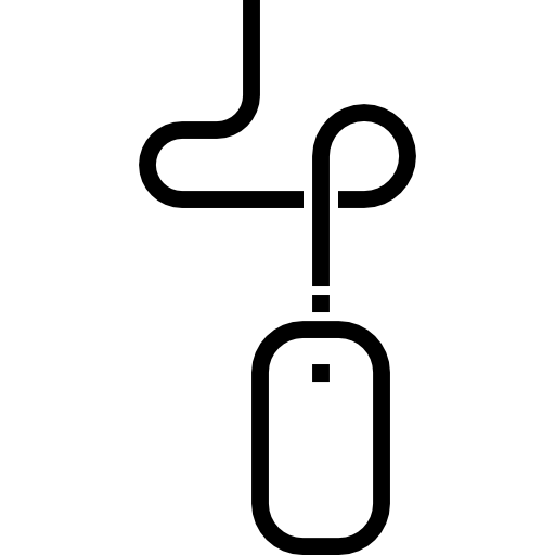 Мышь Detailed Straight Lineal иконка