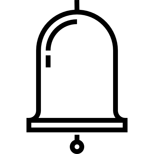 campana Detailed Straight Lineal icona