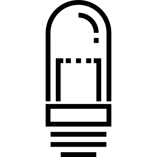 Żarówka Detailed Straight Lineal ikona