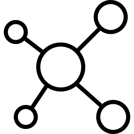 atom Detailed Straight Lineal ikona