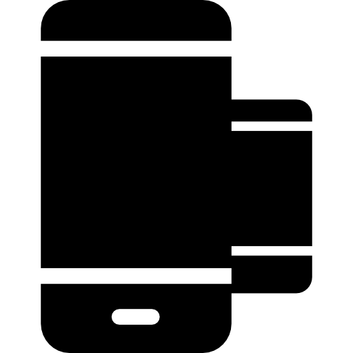 smartphone Basic Rounded Filled icona