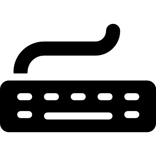 Keyboard Basic Rounded Filled icon