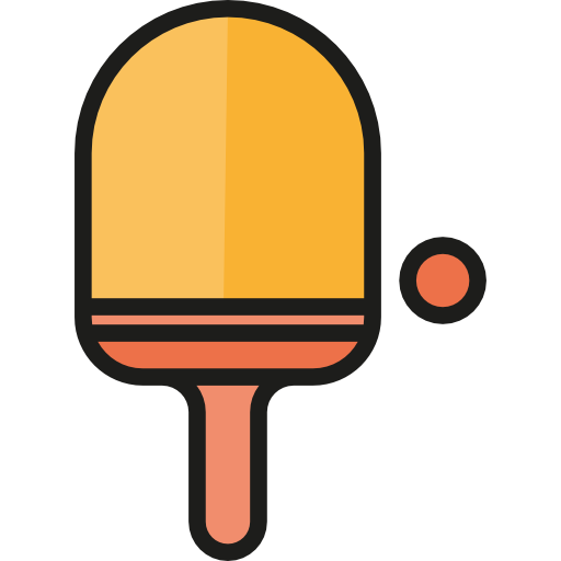 настольный теннис Detailed Straight Lineal color иконка
