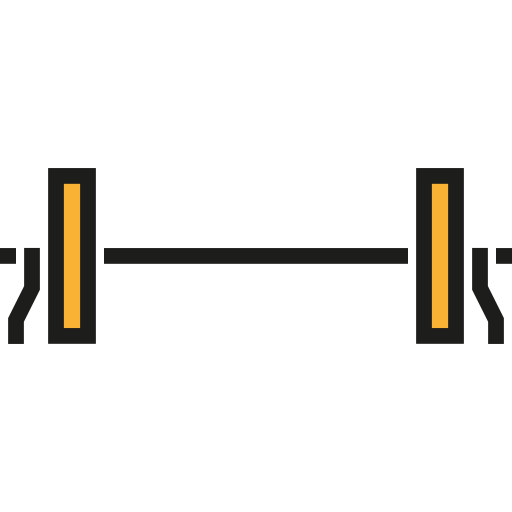 hantel Detailed Straight Lineal color icon