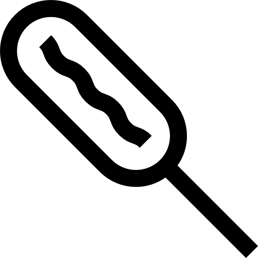 Corndog Basic Straight Lineal icon