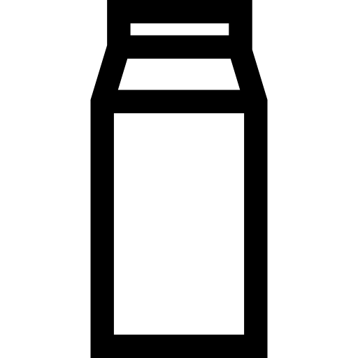 latte Basic Straight Lineal icona