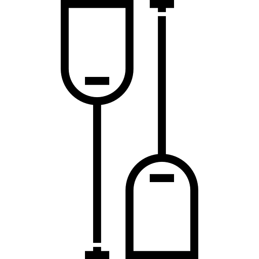 wiosło Detailed Straight Lineal ikona