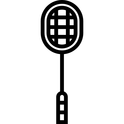 badminton Detailed Straight Lineal ikona