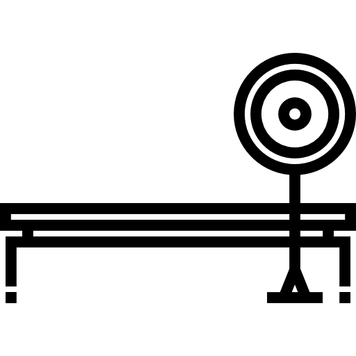 Weightlifting Detailed Straight Lineal icon