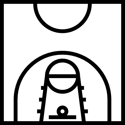 Баскетбол Detailed Straight Lineal иконка