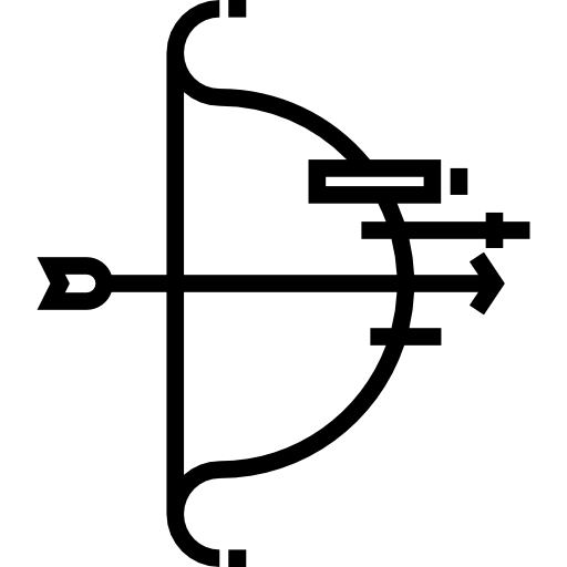 Archery Detailed Straight Lineal icon