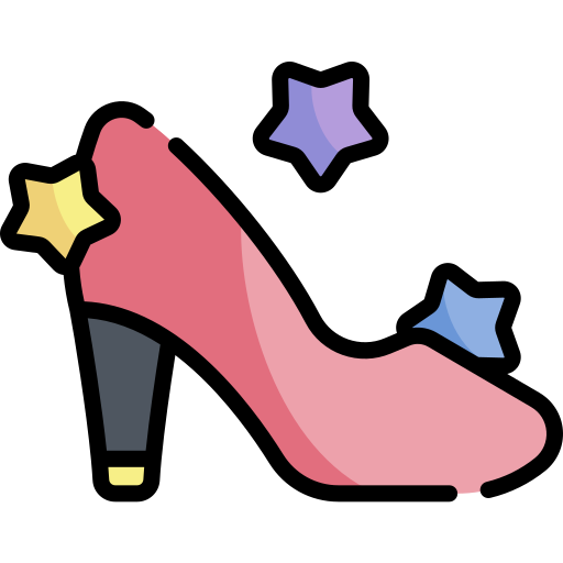 Высокие каблуки Kawaii Lineal color иконка
