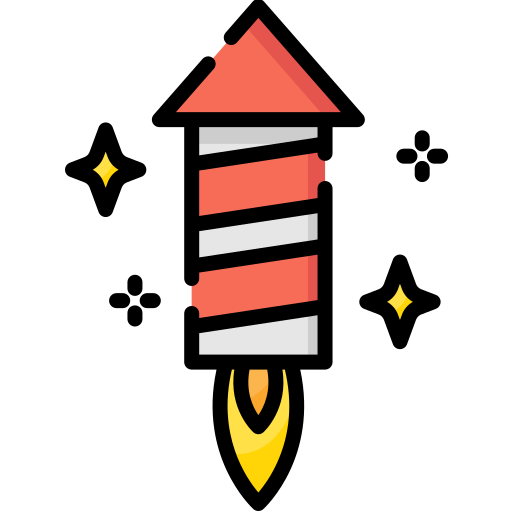 feuerwerk Special Lineal color icon