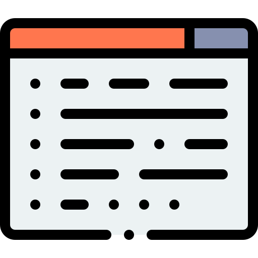 code Detailed Rounded Lineal color icon
