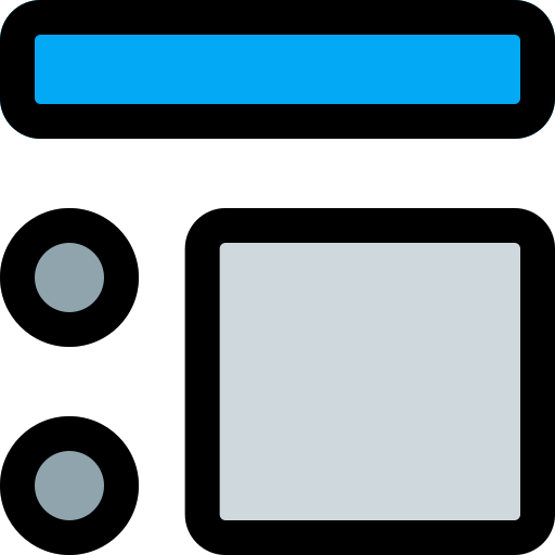 Wireframe Pixel Perfect Lineal Color icon