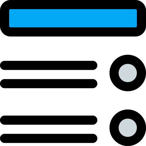 Wireframe Pixel Perfect Lineal Color Ícone