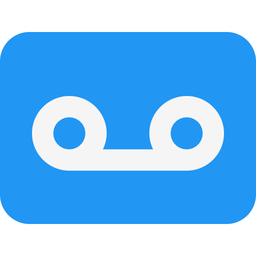 Mensaje de voz Pixel Perfect Flat icono