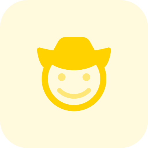 cowboy Pixel Perfect Tritone icona